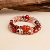 Agate Pixiu Guardian Qi Crystal Bracelet
