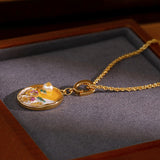 Golden Meadow Pendant Necklace
