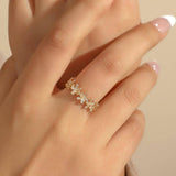 Golden Daisy Bloom Ring