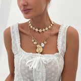 Ocean Muse Shell Layered Necklace