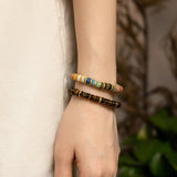Multicolor Volcanic Stone Bracelet