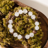 Pure Essence Crystal & Wood Bracelet
