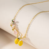 Lemon Blossom Charm Necklace