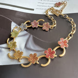 Aurora Bloom Crystal Necklace