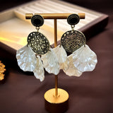 Vintage Shell Bloom Earrings