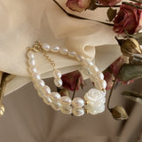 Elegance Blossom Pearl Bracelet