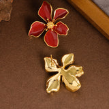 Scarlet Bloom Earrings