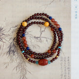 Garnet & Southern Agate Energy Necklace