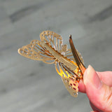 Golden Butterfly Hair Clip