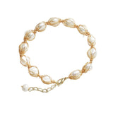 Golden Cocoon Pearl Bracelet