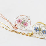 Ethereal Blossom Resin Necklace