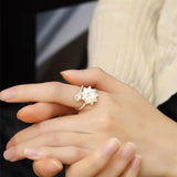 Lotus Bloom Sterling Ring