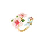 Floral Butterfly Ring