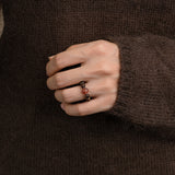 Agarwood & Cherry Blossom Resin Ring