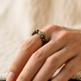 Qi Nan Agarwood & Jade Harmony Ring