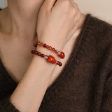 Agate Pixiu Guardian Qi Crystal Bracelet