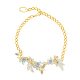 Floral Whisper Enamel Necklace