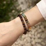 Multicolor Volcanic Stone Bracelet