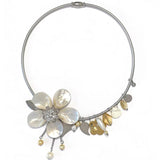 Luminous Shell Bloom Necklace