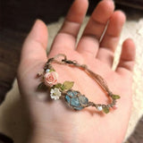 Aquamarine Bloom Bracelet