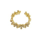 Golden Daisy Bloom Ring