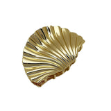 Golden Seashell Hair Claw Clip