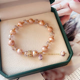 Blush Harmony Pearl & Crystal Bracelet