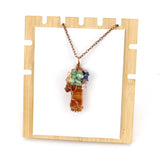 Tree of Life Healing Crystal Pendant Necklace