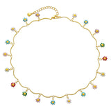 Daisy Charm Necklace