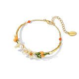 Orange Blossom Pearl Bracelet