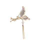 Iridescent Butterfly Hair Clip