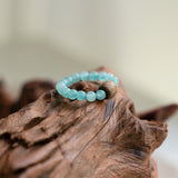 Amazonite & Agarwood Ring