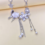 Celestial Blossom Charm Necklace