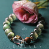 Rutilated Quartz Growth Bracelet