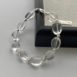 Clear Quartz & Sterling Silver Clarity Bracelet