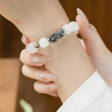 White Quartz Pixiu Bracelet