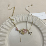 Rose Garden Pearl Necklace