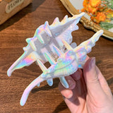 Iridescent Seashell Hair Claw Clip