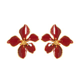 Scarlet Bloom Earrings