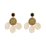 Vintage Shell Bloom Earrings
