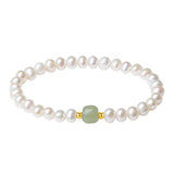 Celestial Pearl Jade Harmony Bracelet