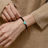 Garnet & Amazonite Crystal Bracelet