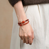 Agate Pixiu Guardian Qi Crystal Bracelet