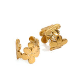Golden Blossom Ear Cuffs