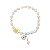 Sunlight Bloom Pearl Bracelet