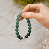 Green Strawberry Quartz Beaded Bracelet