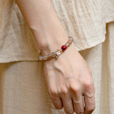 Moonstone & Clear Quartz Harmony Bracelet