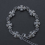 Gothic Cross Stainless Steel Bracelet & Necklace Set
