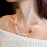 Five Elements Harmony Crystal Necklace