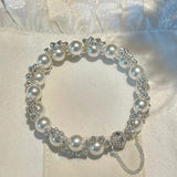 Luna Elegance Pearl & Crystal Bracelet